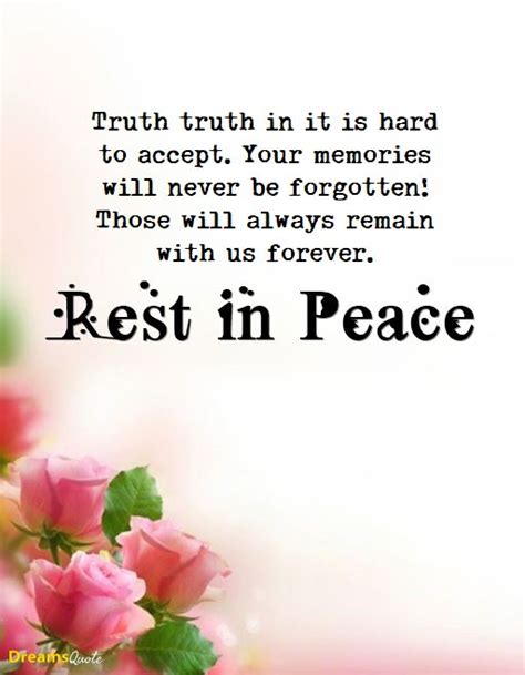 130 Rest In Peace Messages And Farewell Quotes Dreams Quote