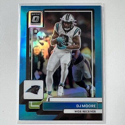 DJ MOORE 299 2022 DONRUSS OPTIC AQUA PRIZM PANTHERS SP EBay