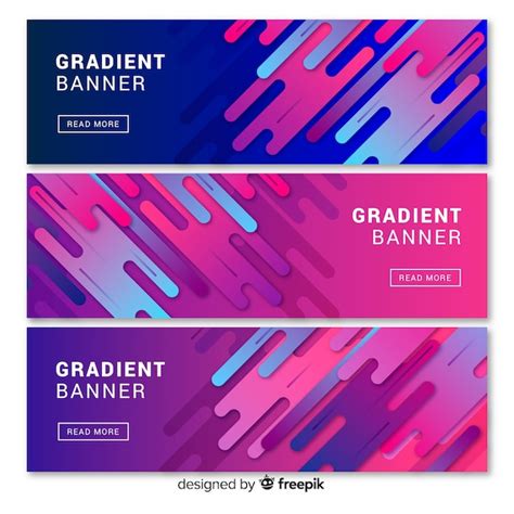 Free Vector Gradient Banners