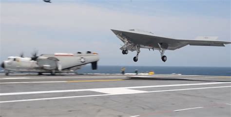 New Age in Carrier Aviation Takes Off With X-47B Landing - USNI News