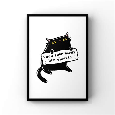 Funny Bathroom Prints, Bathroom Decor, Bathroom Accessories, Prints in ...