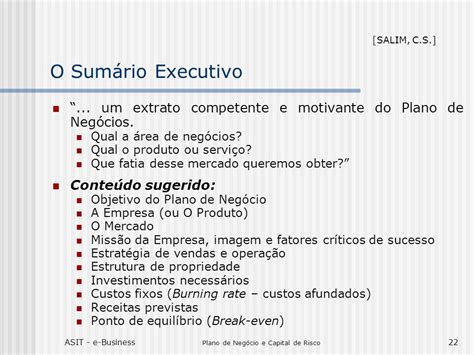 Exemplo De Sum Rio Executivo Plano De Neg Cios V Rios Exemplos