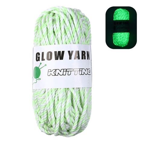 Functional Handmade Sewing Diy Knitting Wool Luminous Chunky Yarn Glow