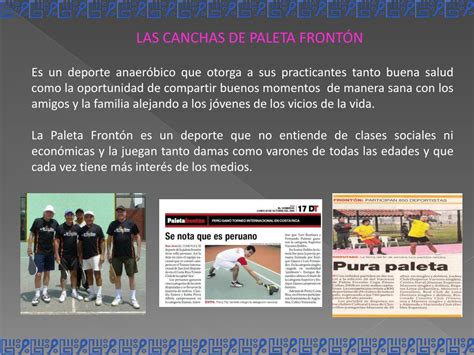 PPT - FEDERACION DEPORTIVA PERUANA DE PALETA FRONTON PowerPoint Presentation - ID:1914247