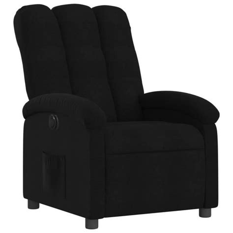 Zerodis Fauteuil Inclinable Lectrique Noir Tissu Ab Lf