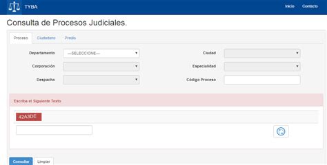 Consulta De Procesos Tyba Consulta De Procesos Colombia