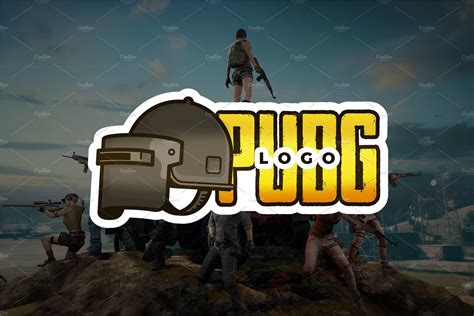 Pubg Logo Mockup Illustrator Templates ~ Creative Market