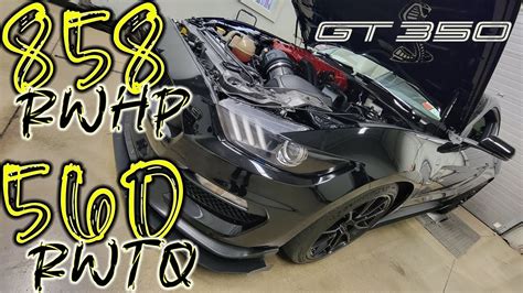 2019 GT350 Mustang 850 RWHP Whipple Supercharger Dyno At Brenspeed