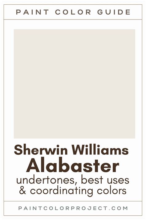 Alabaster Color Sherwin Williams