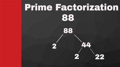 Prime Factorization Of 49 And 88 Youtube