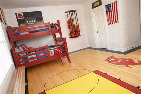 20 Sporty Bedroom Ideas With Basketball Theme | HomeMydesign