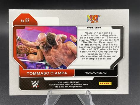 Panini Prizm Wwe Silver Prizm Tommaso Ciampa For Sale