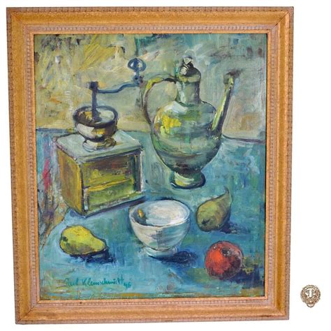 Impressionist Still Life Oil Painting By Paul Kleinschmidt