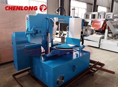 CHENLONG Semi Automatic Mitre Cutting Band Saw Machine