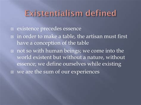 Ppt Existentialism And Jean Paul Sartre Powerpoint Presentation Free