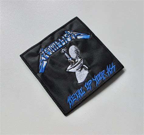 Metallica Metal Up Your Ass Embroidered Patch