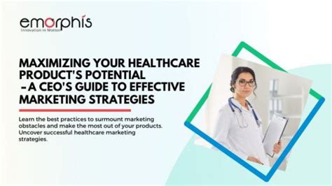 Top 15 Key Strategies For Healthcare Product Marketing Emorphis