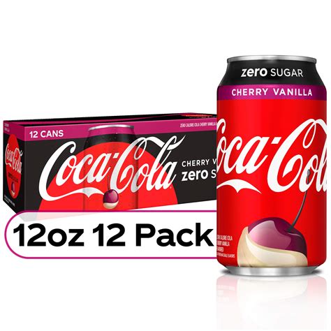 Buy Cherry Vanilla Coke Zero Sugar Cherry Vanilla Flavored Coca Cola