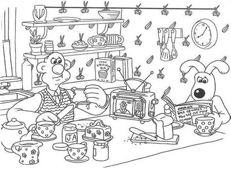 Wallace E Gromit Da Colorare 39 • Disegni Da Colorare