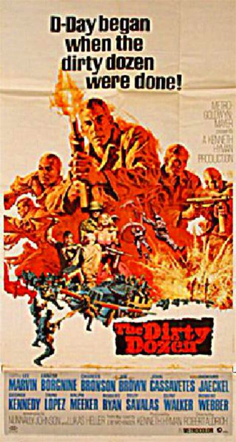 The Dirty Dozen Original 1967 U.S. Three Sheet Movie Poster ...