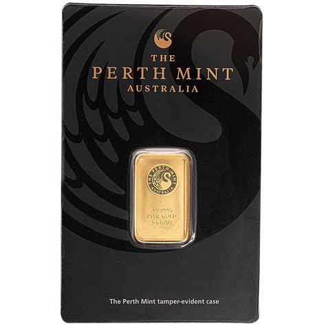 Buy 5 Gram Perth Mint Gold Bullion Bar