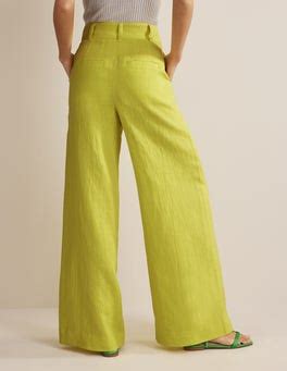 Westbourne Linen Trousers CItrus Boden UK