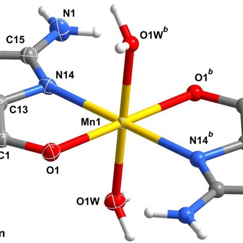 Schematic Representation Of The Mononuclear Complex Zn Hatrc H O