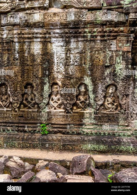 Image From Preaha Khan Temple A Part Of The Angkor Wat Archeological