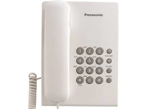 Naillz Panasonic Kx TS500 Single Line Integrated Corded Telephone