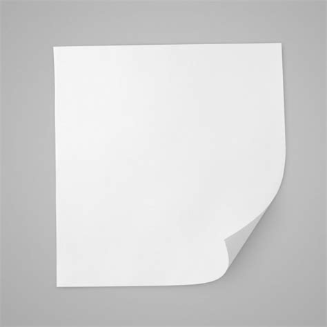 Blank Sheet Of White Paper Blank Sheet Of White Paper — Stock Photo