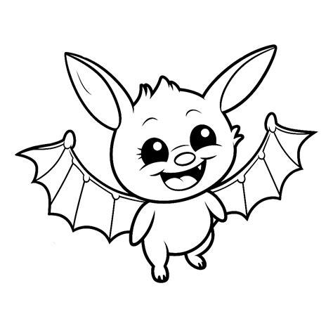 Bat Halloween theme coloring page by ColoringCorner on DeviantArt