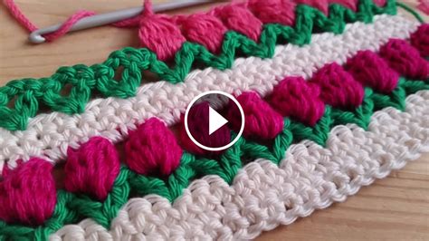 Easy To Make Crochet Tulip Stitch Pattern | CrochetBeja