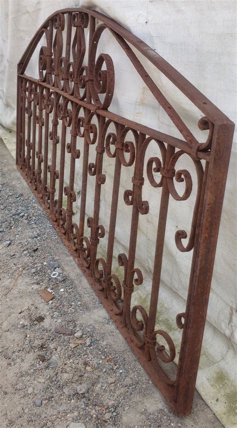 Unique Arched Iron Fence Panel 72 Wide By 30 34 Tall Ga9464