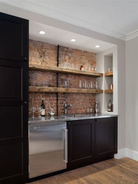 Built In Corner Finished Basement Designs Basement Bar Designs Home