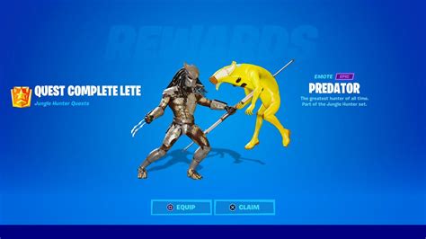 How To Get Predator Skin In Fortnite Youtube