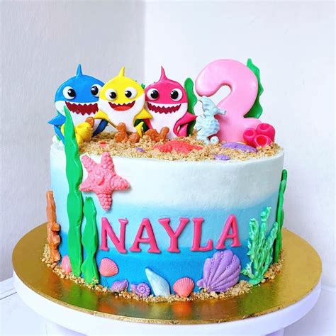 Baby Shark Girl Cake Toppers | ubicaciondepersonas.cdmx.gob.mx