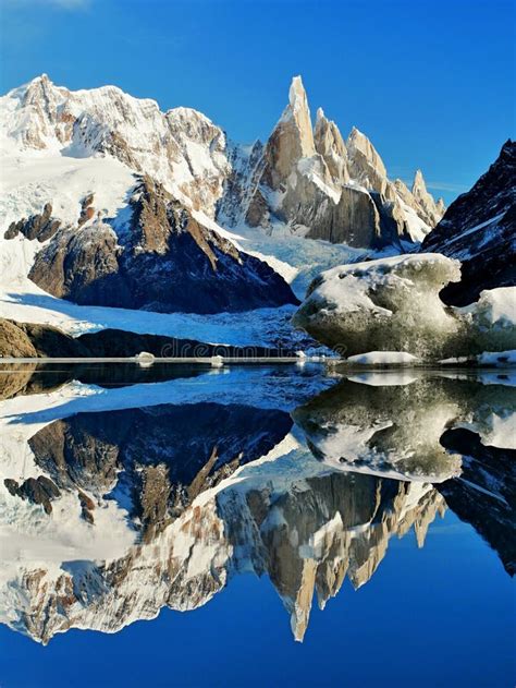 Famous Cerro Torre Mountain In Patagonia Argentina Stock Photo Image