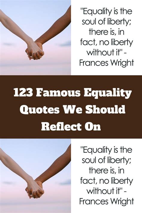 123 Famous Equality Quotes We Should Reflect On Artofit