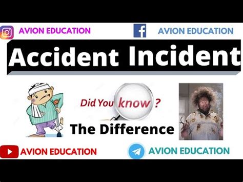 Difference Between Incident And Accident In 1 Min YouTube