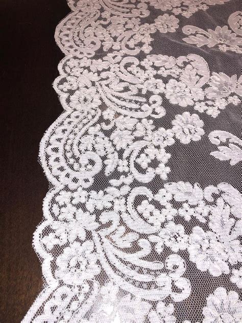 table runner, lace table runner, lace, ivory table runner, wedding ...