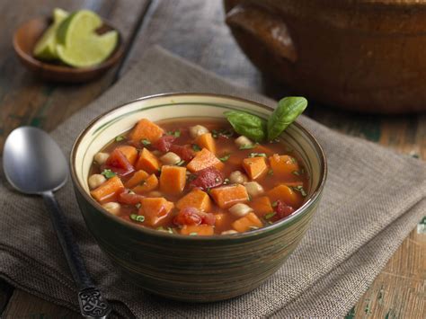 Sweet Potato Chickpea Soup Mann S Fresh Vegetables