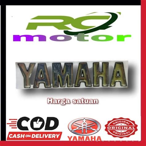 Jual Logo Emblem Stiker Timbul 3D Motor Honda YAMAHA Variasi Stiker