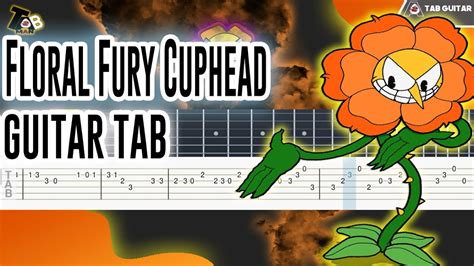 Guitar Tab Tutorial Cuphead Froral Fury Youtube