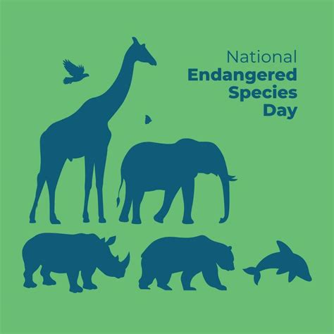 National Endangered Species Day Vector Art, Icons, and Graphics for ...