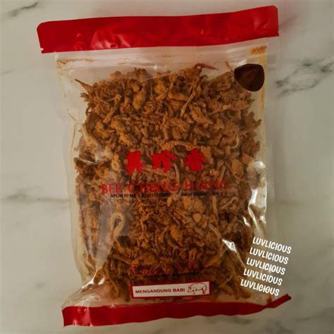 Jual Bee Cheng Hiang Original Crispy Pork Floss Abon Babi Serat Garing