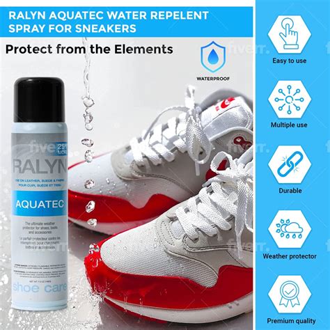 Ralyn Aquatec Shoe Protector Spray Repel Water Stains And Dirt From