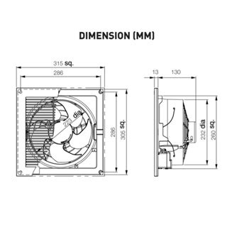 Kdk Tgqf New Model Ceiling Exhaust Fan Cm Ceiling Mount