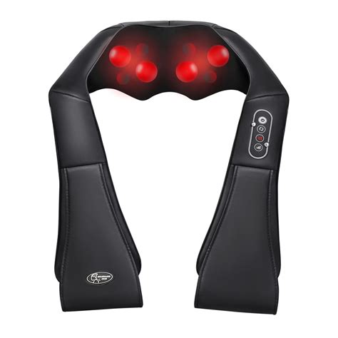 Ikristin Back And Neck Massager With Heat Shiatsu Massager Deep Tissue