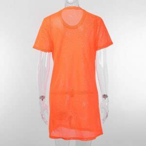 Sheer Mesh Bikini Cover Up Beach Dress TD Mercado