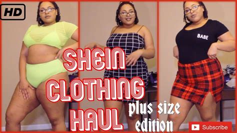 Shein Clothing Haul Plus Size Edition Youtube